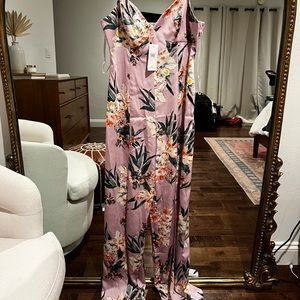 Guess purple floral romper